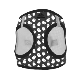 American River Choke Free Harness Holiday Collection (Color: Halloween Ghosts, size: medium)