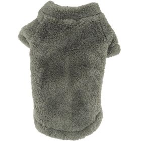 Soft Plush Pullover (Color: Moss Green, size: large)
