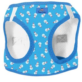 American River Choke Free Harness Holiday Collection (Color: Snowman, size: X-Small)