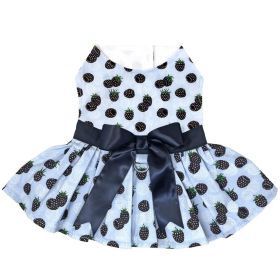 Blackberries Dog Dress with Matching Leash (size: small)