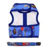 Tropical Surf Fabric Dog Harness with Leash