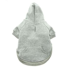 Flex-Fit Dog Hoodie (Color: Gray, size: small)