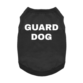 Guard Dog Shirt (Color: Black, size: small)