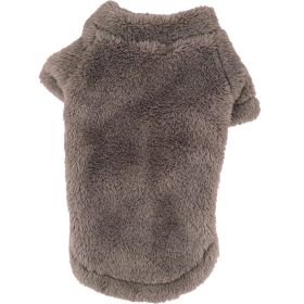 Soft Plush Pullover (Color: Soft Brown, size: X-Small)